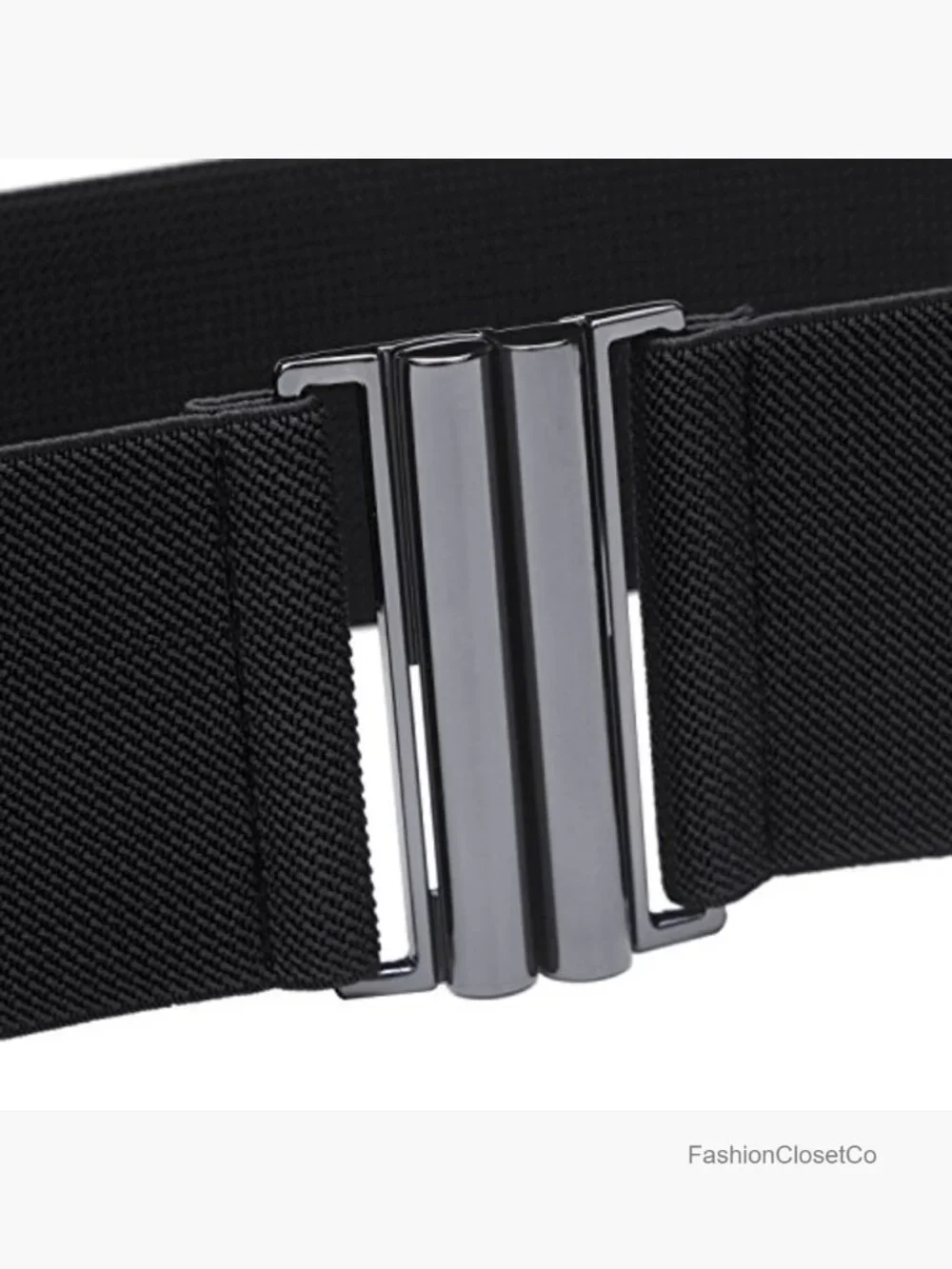 Wide Elastic Waist Belt Cinch Waistband Stretch Belt Trimmer